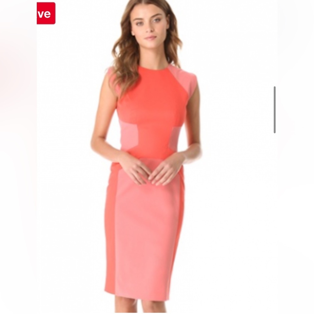 Lela Rose Colorblock Sheath Dress